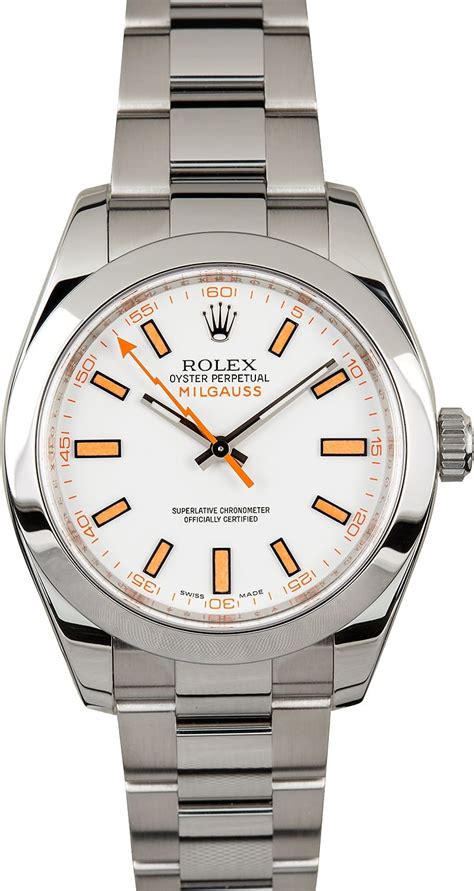 replica rolex milgauss vs original|Rolex Milgauss 116400 white.